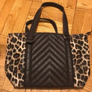 Brown & Cheetah Print Purse